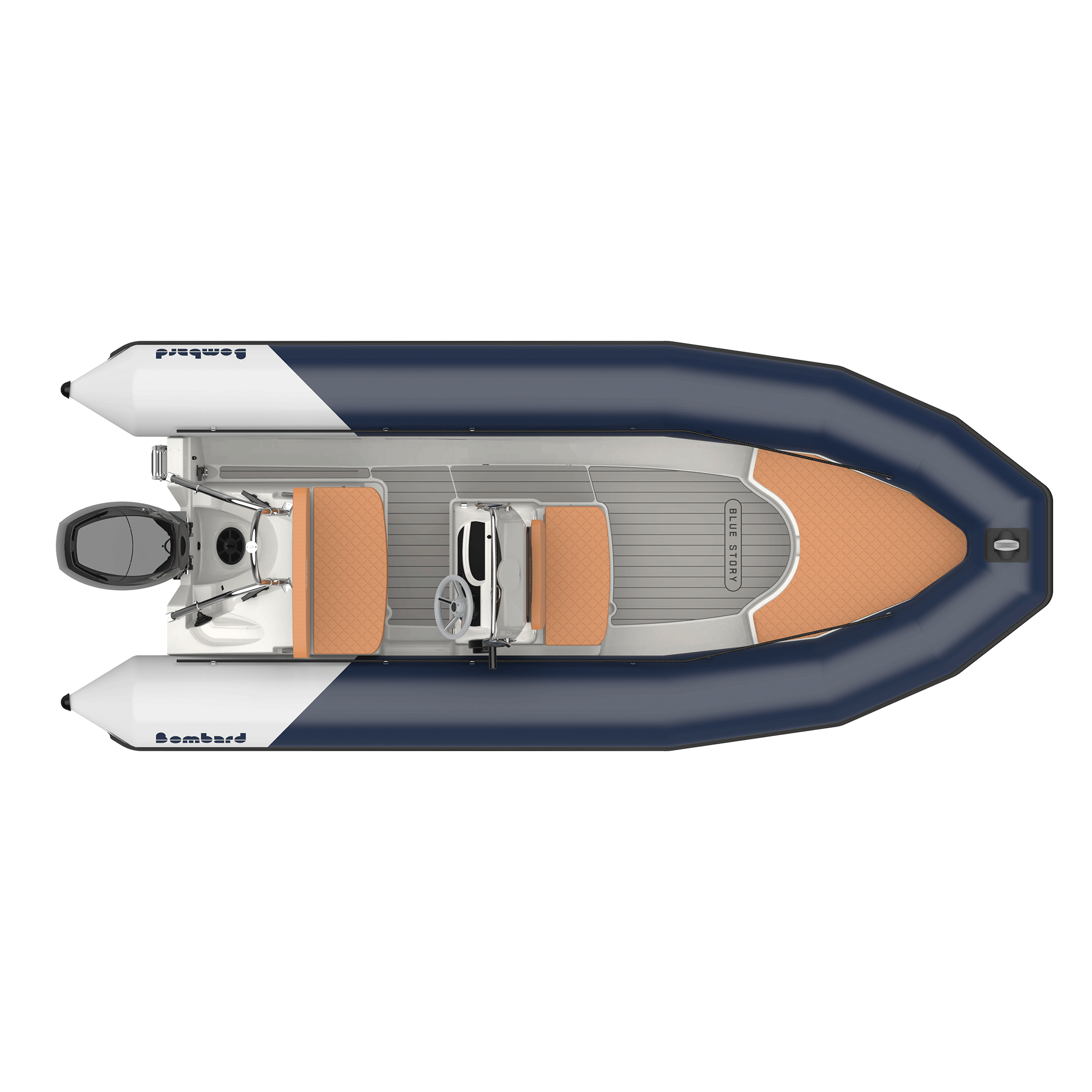 Sunrider 550 Blue Story top view